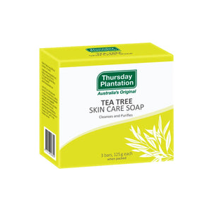 Thursday Plantation Tea Tree Skin Care Soap Bar 3 x 125g Pack
