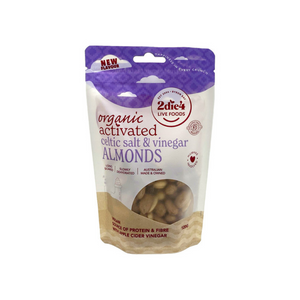 2die4 Live Foods Activated Organic Celtic Salt & Vinegar Almonds