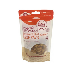 2die4 Live Foods Organic Activated Korean Chilli & Ginger Cashews