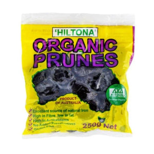 Hiltona Organic Prunes 250g