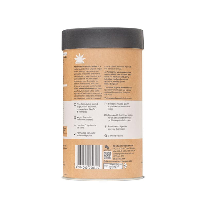 Amazonia Raw Protein Isolate Natural 500g