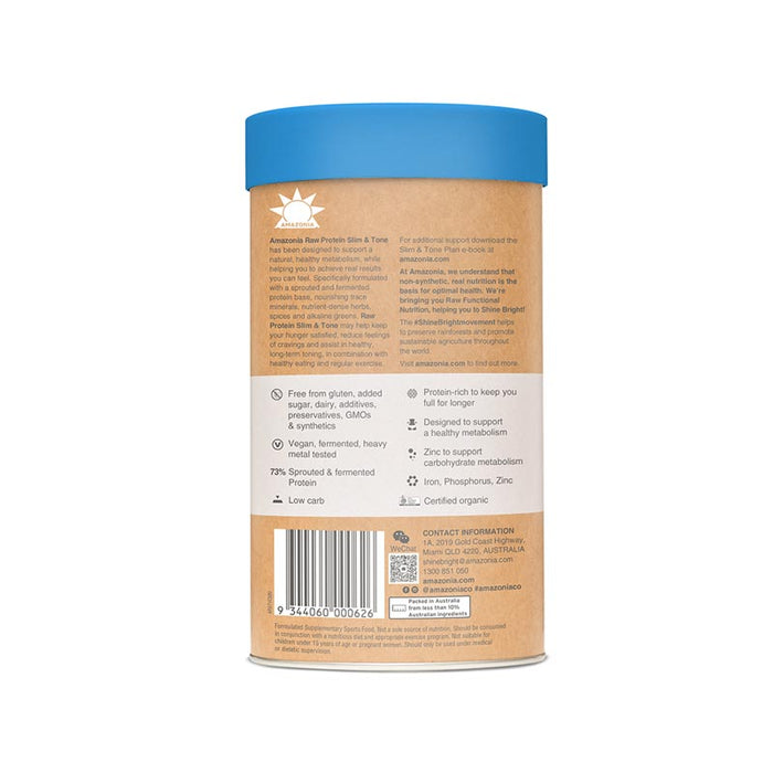 Amazonia Raw Protein Slim & Tone Vanilla Cinnamon 1kg