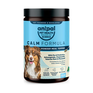 Anipal Calm Formula Powder Meal Topper for Dogs 135g