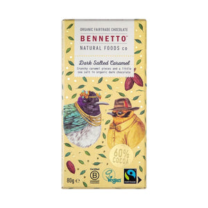 Bennetto Organic Dark Salted Caramel Chocolate 80g