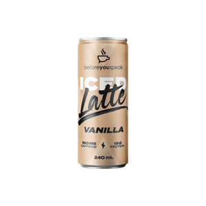 Before You Speak Iced Latte 15g Protein Vanilla 240ml