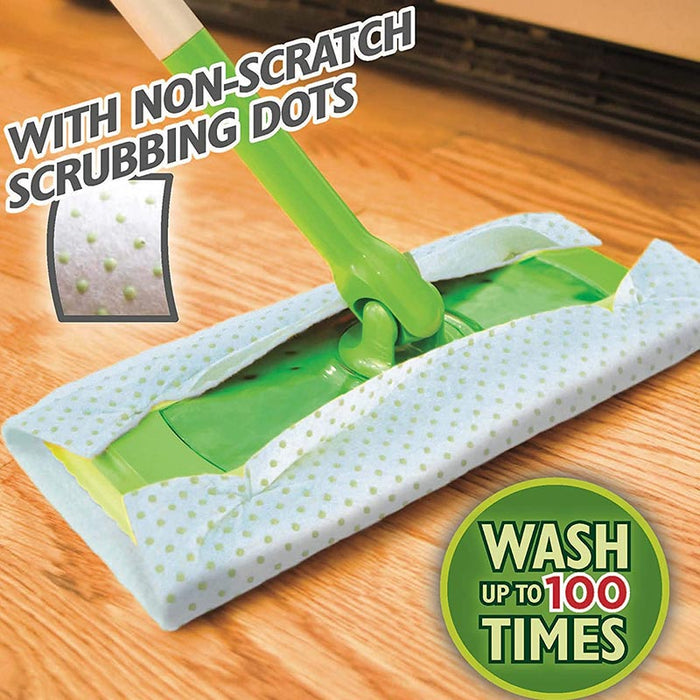 Bambooee Reusable Bamboo Sweeps Roll with Scrubbing Dots 15 Single Sheets