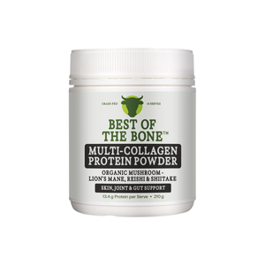 Best of the Bone Collagen Peptide Powder Organic Mushroom 210g