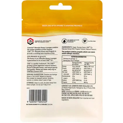 Comvita Soothing Manuka Honey Lozenges With Propolis 12 Pack