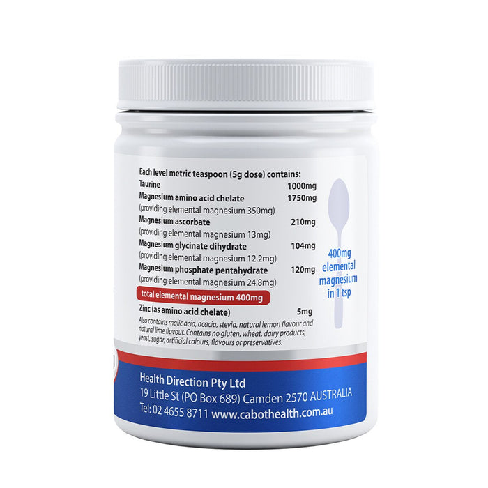 Cabot Health Magnesium Ultra Potent Citrus Powder 200g
