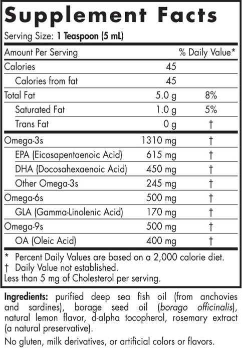 Nordic Naturals Complete Omega Liquid