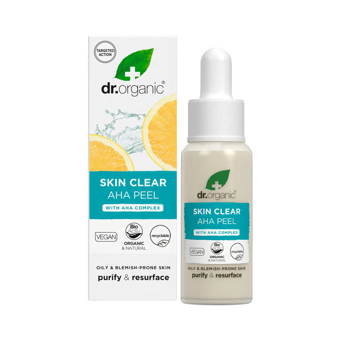 Dr Organic AHA Peel Skin Clear 30ml