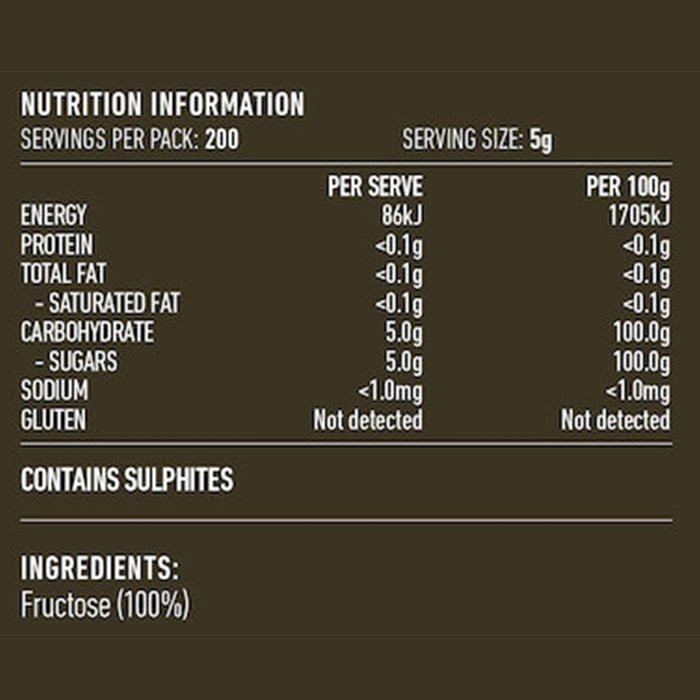 Lotus Fructose Fruit Sugar