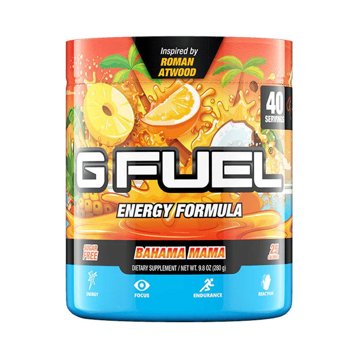 G Fuel Energy Formula The Official Drink of Esports® Bahama Mama 40 Servings 280g