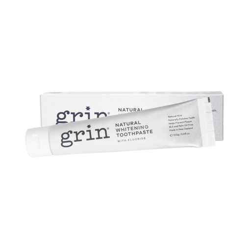Grin natural whitening toothpaste 100g – fluoride-free and SLS-free