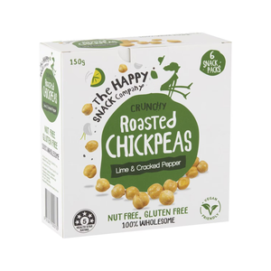 Happy Snack Company Chic Peas Lime & Cracked Pepper 6 x 25g