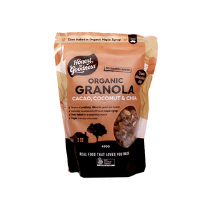Honest to Goodness Organic Granola Cacao Coconut & Chia 450g