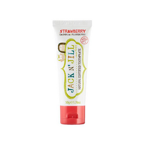 Jack n Jill Natural Toothpaste with Calendula (Fluoride Free) Strawberry 50g
