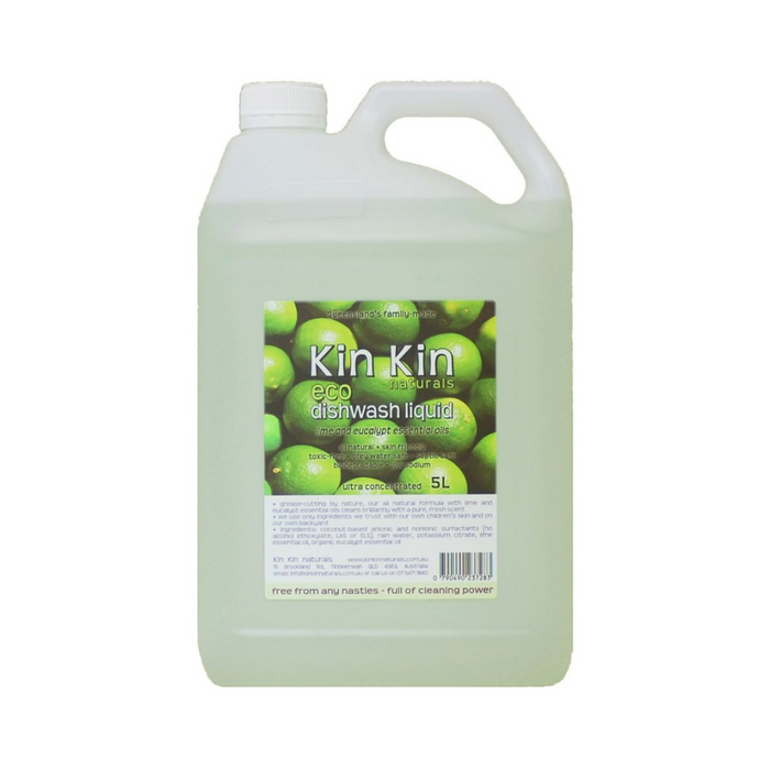 Kin Kin Naturals Eco Dishwash Liquid Lime & Eucalypt 5L