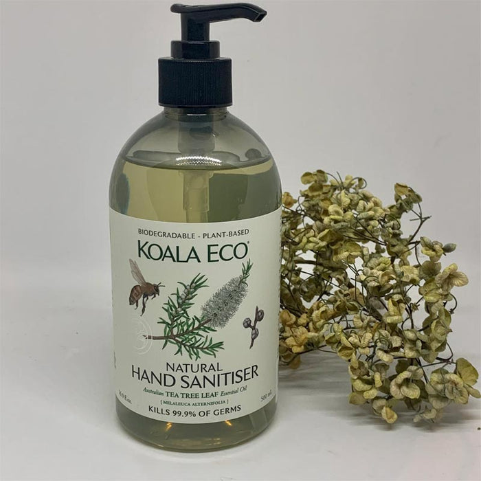 Koala Eco Hand Sanitiser Lemon Scented Tea Tree & Tea Tree 500ml