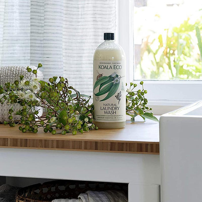 Koala Eco Natural Laundry Wash Lemon Scented Eucalyptus & Rosemary 1L