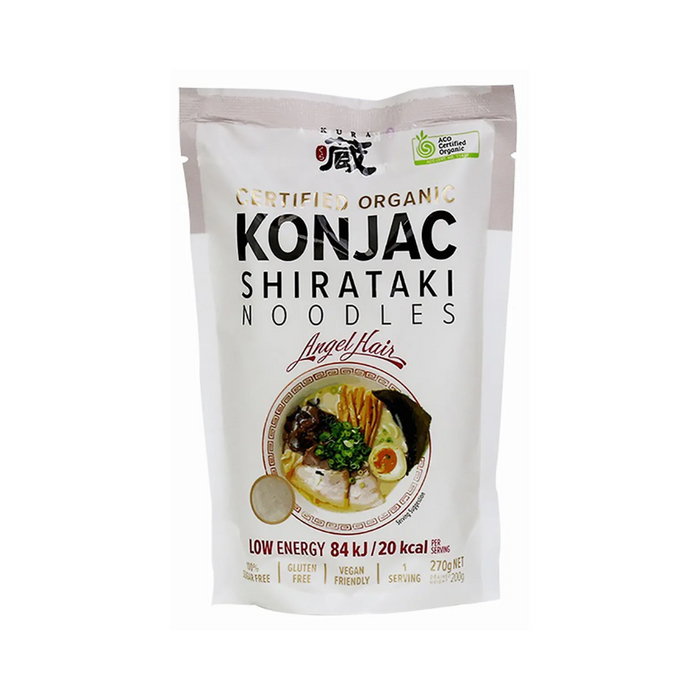 Kura Konjac Shirataki Noodles Angel Hair 270g