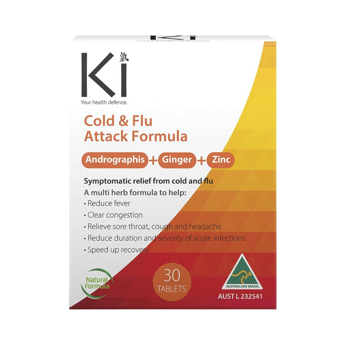 Martin & Pleasance Ki Cold & Flu Attack 30 Tabs
