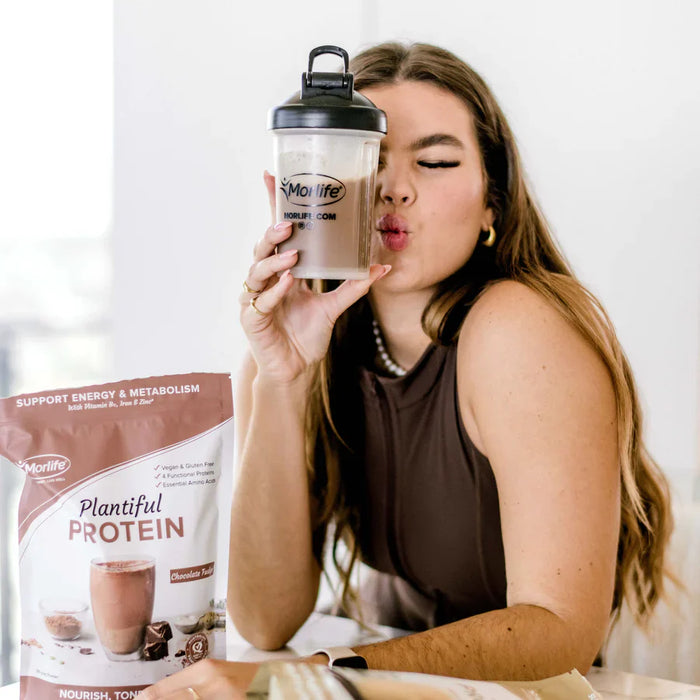 Morlife Plantiful Protein Chocolate Fudge 440g