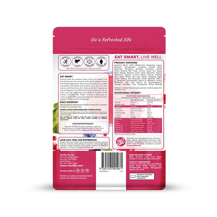 Morlife Berry Clean Liv'a Detox