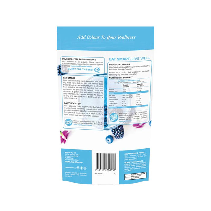 Morlife Blue Spirulina Powder 50g