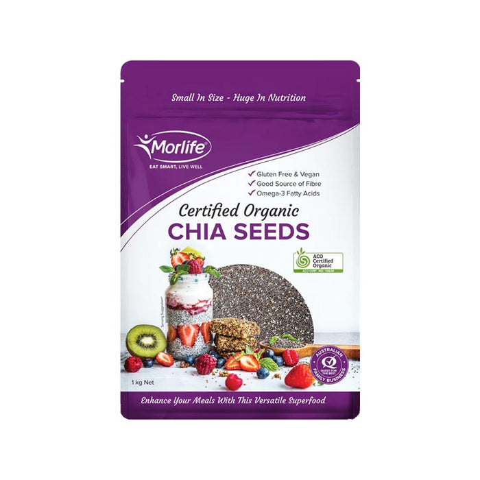 Morlife Chia Seeds Certified Organic