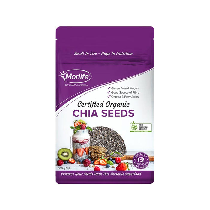 Morlife Chia Seeds Certified Organic