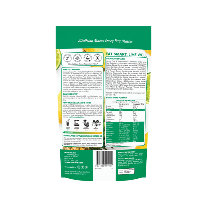 Morlife Alkalising Greens® Pine Splice 200g