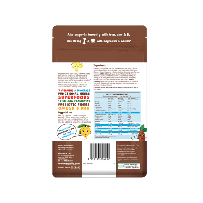 Morlife Clever Kidz Chocolate Drink