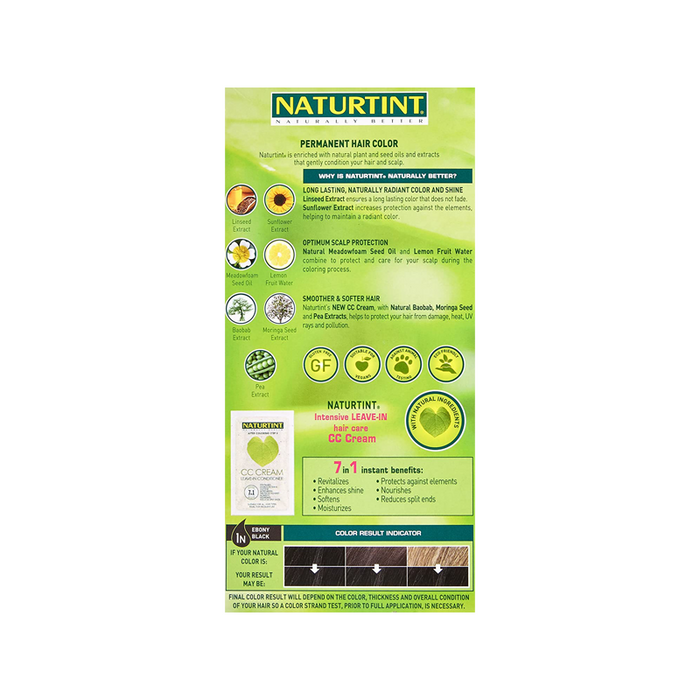 NaturTint 1N Ebony Black 170ml