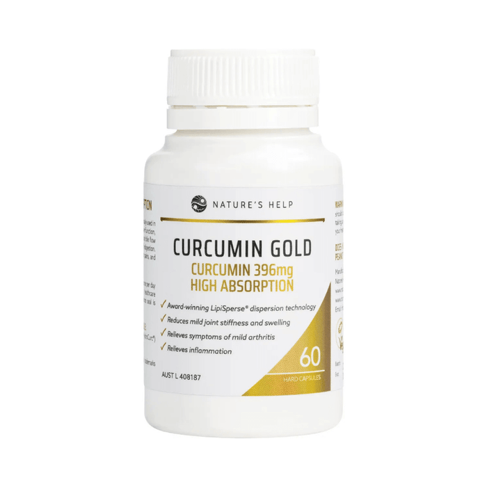Nature's Help High Absorption Curcumin Gold 396mg 60 Capsules