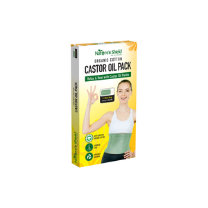 Natures Shield Organic Cotton Castor Oil Pack Waist Wrap