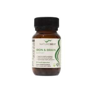 NaturoBest Iron & Brain Support 30 Capsules