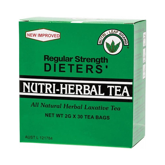 Nutri-Leaf Herbal Tea Bags Dieter's Tea Regular 30 Tea Bags