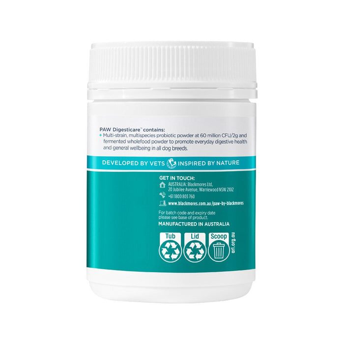 PAW By Blackmores DigestiCare Digestive Health (For Dogs & Cats) 150g