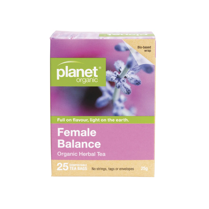 Planet Organic Female Balance Tea 25 Tea Bags