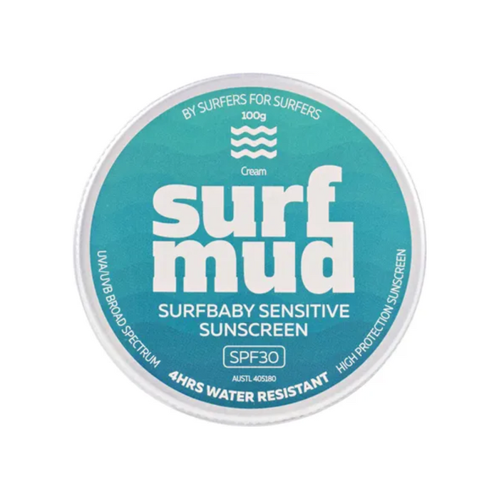 SURFMUD Surfbaby Sensitive Sunscreen SPF 30 Tin 100g