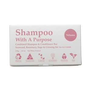 Shampoo with a Purpose Shampoo & Conditioner Bar Volume 135g