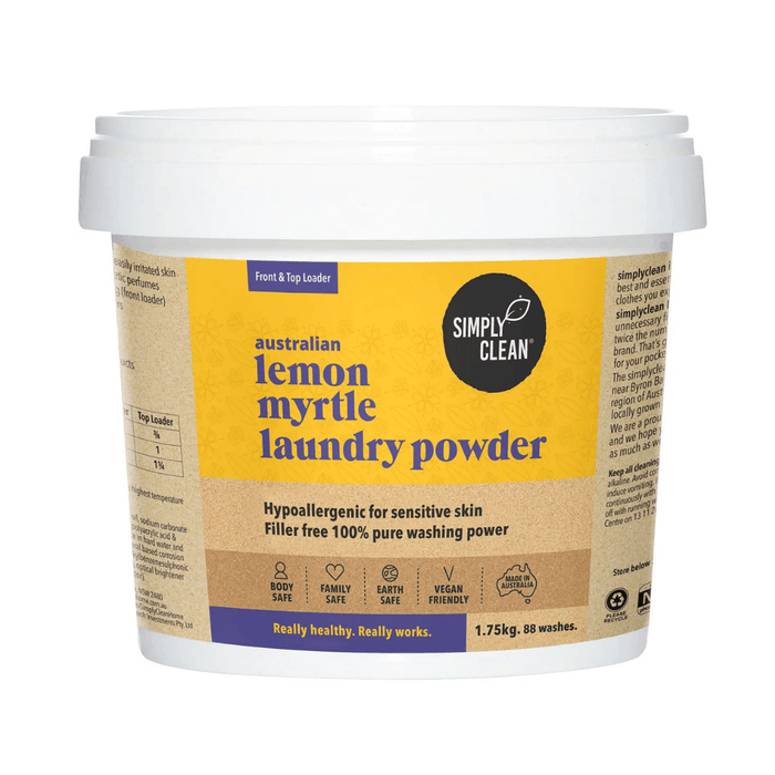Simply Clean Lemon Myrtle Laundry Powder 1.75kg