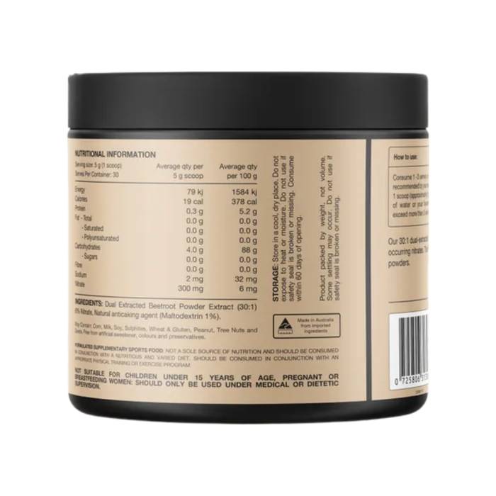 Switch Nutrition Beetroot Triple Strength 6% Nitrate 30:1 Dual Extract 150g