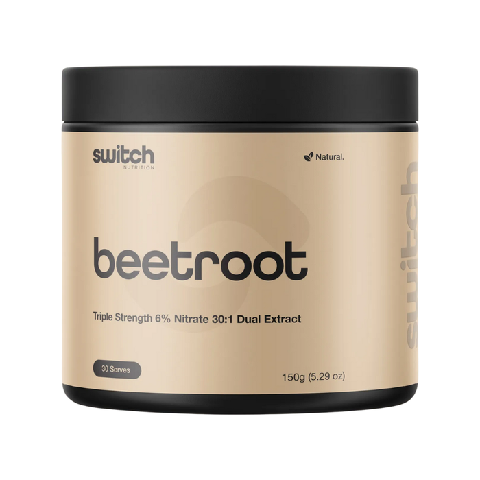 Switch Nutrition Beetroot Triple Strength 6% Nitrate 30:1 Dual Extract 150g