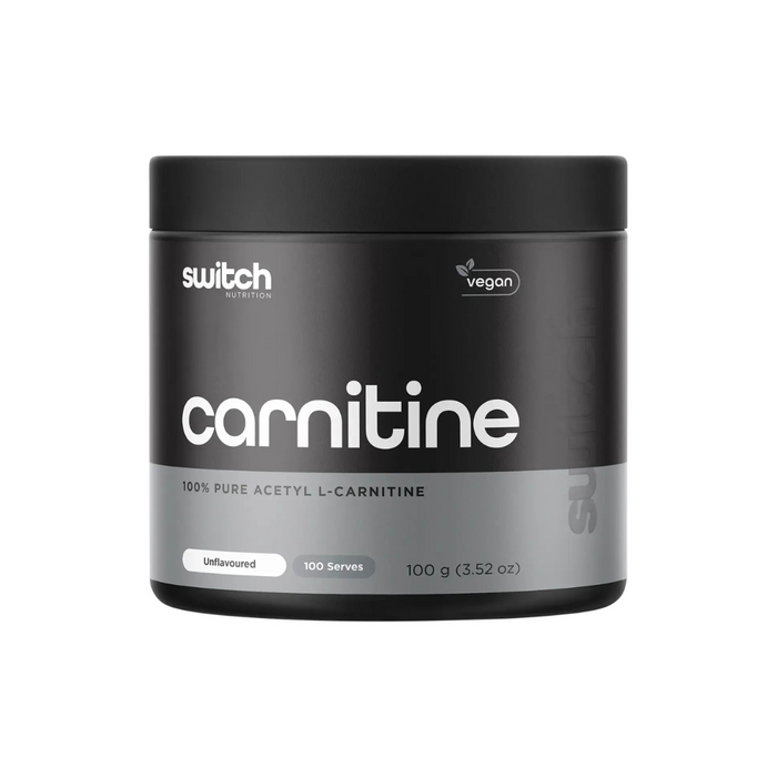 Switch Nutrition Carnitine 100% Pure Acetyl L-Carnitine Unflavoured 100g