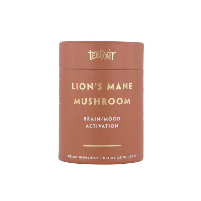 Teelixir Organic Lion's Mane Mushroom (Brain/Mood Activation) 100g