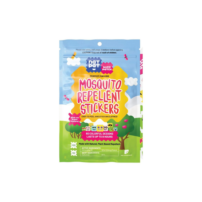 The Natural Patch Co BuzzPatch Natural Mosquito Repellent Stickers 24 Pack