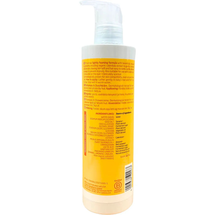 Weleda Baby Organic Shampoo & Body Wash Calendula 400ml