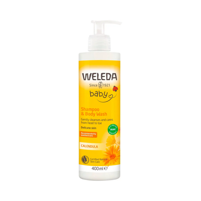 Weleda Baby Organic Shampoo & Body Wash Calendula 400ml